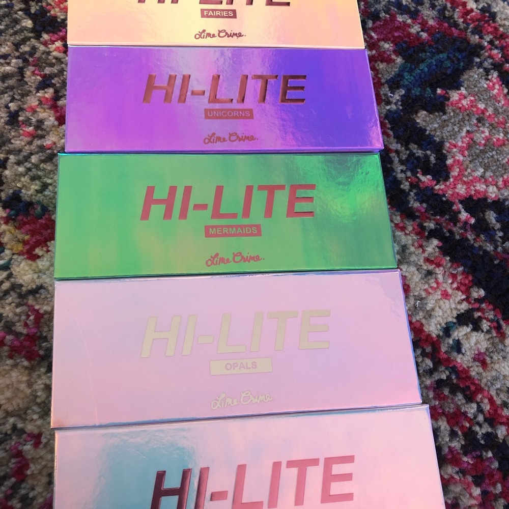 5 Lime Crime Hi-Lite Highlighters